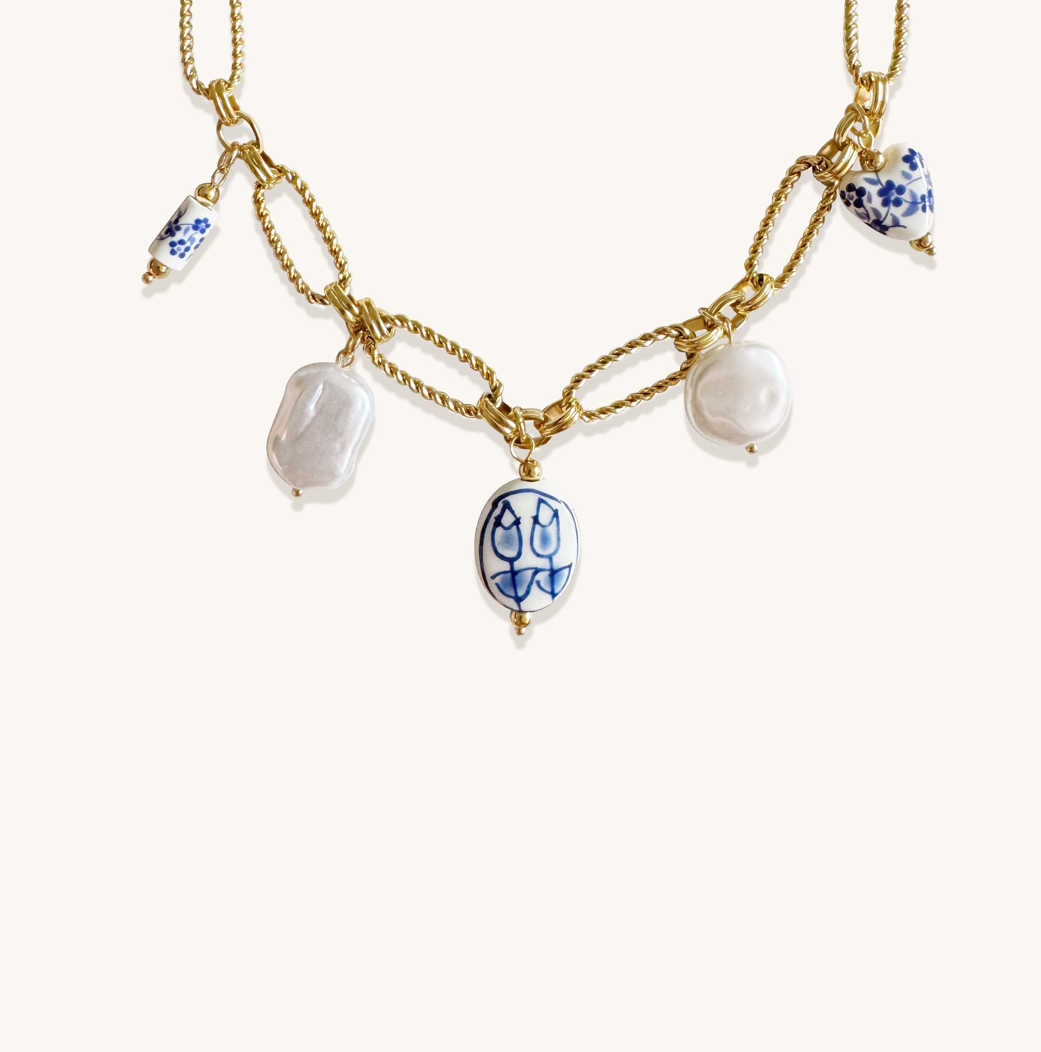 Maia Scarf Charm Necklace
