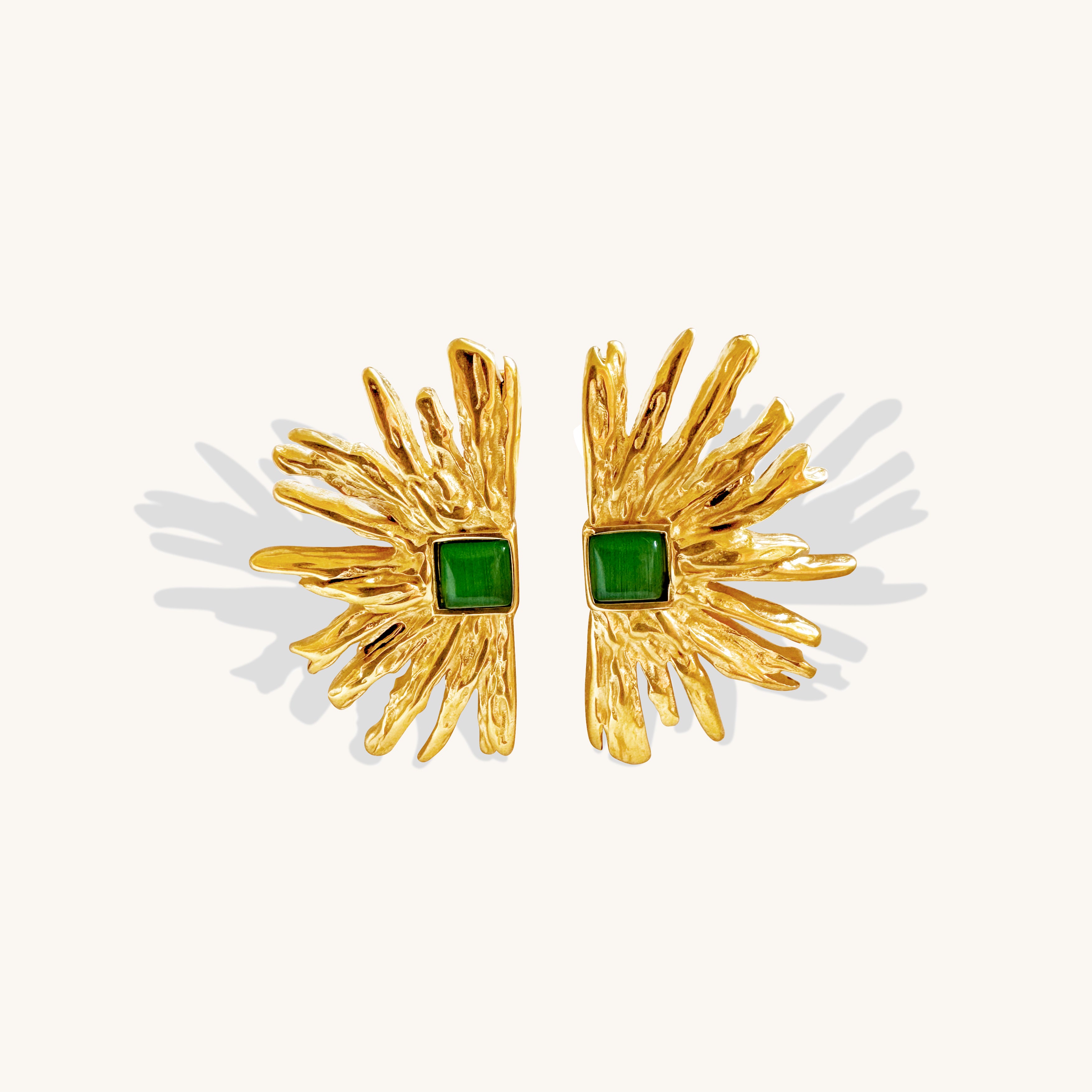 Dahlia Flower Earrings