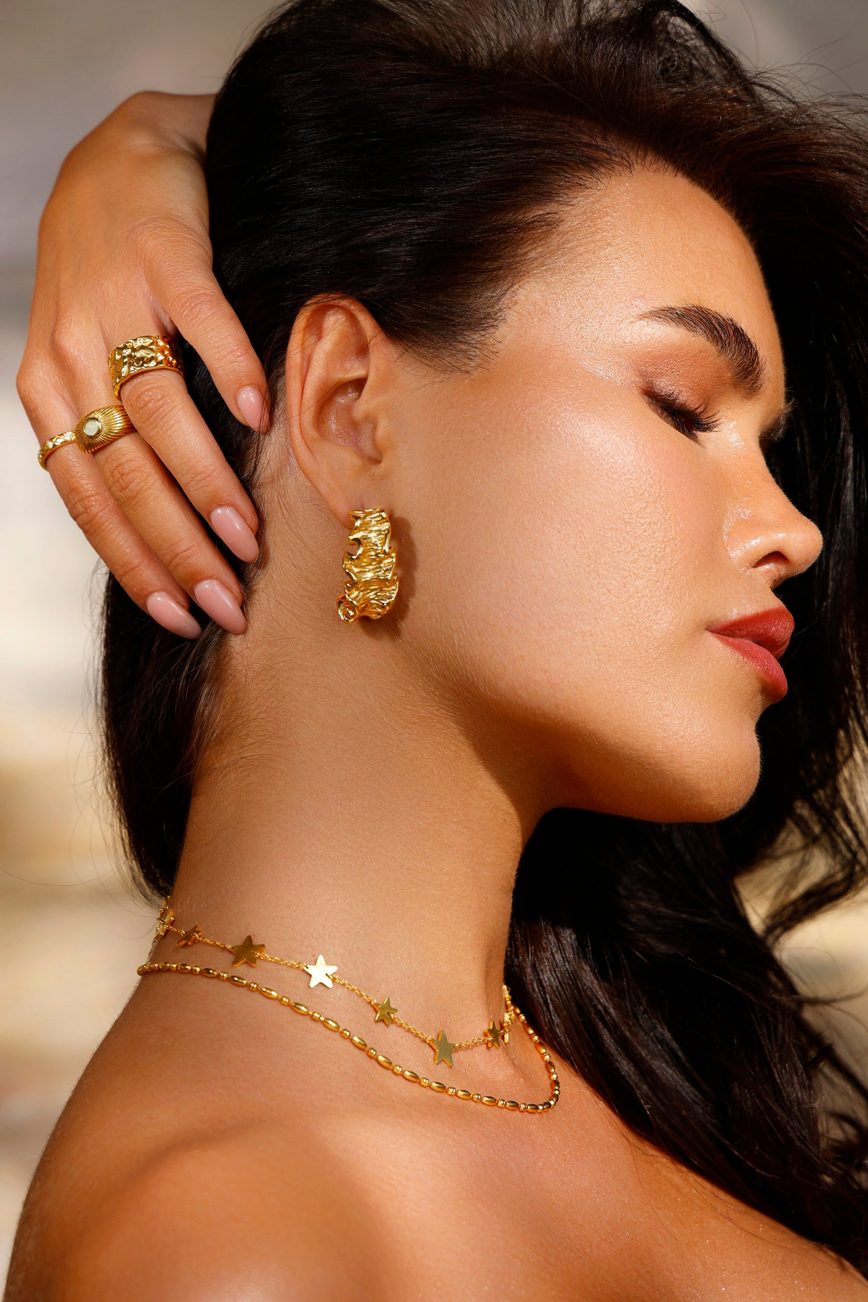 Golden Star necklace