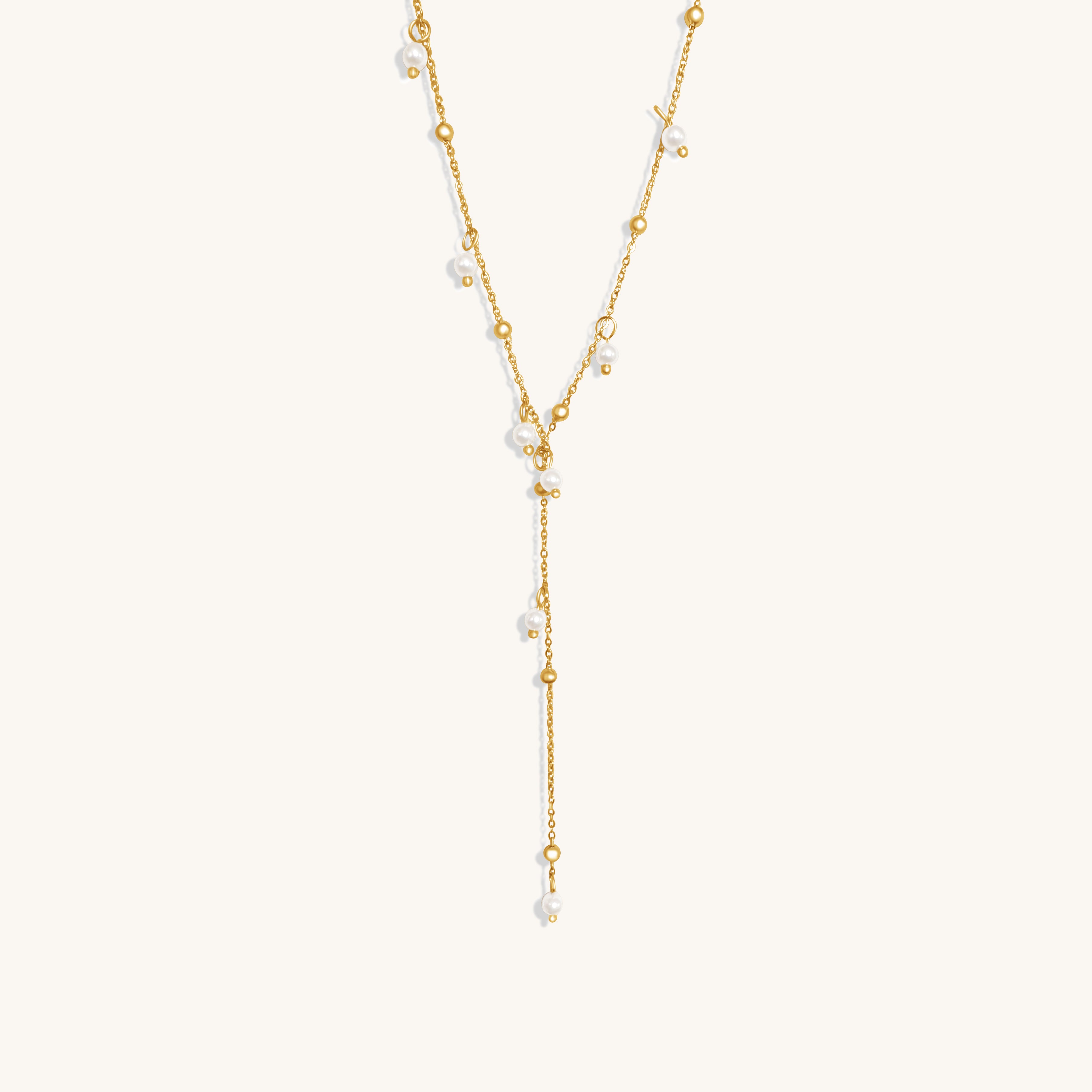 Elysia Drop Pearl Necklace
