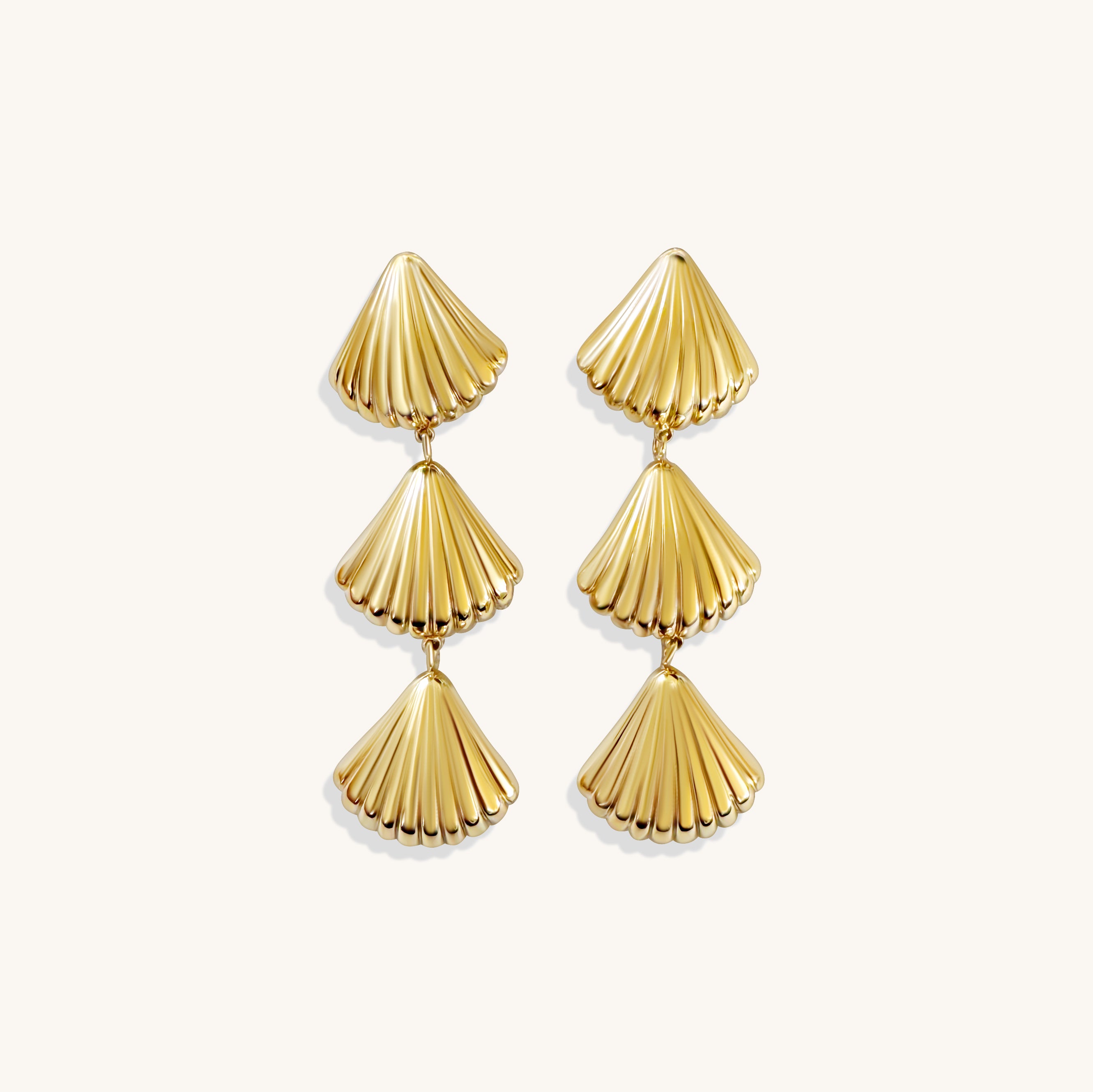 Selene Shell Drop Earrings