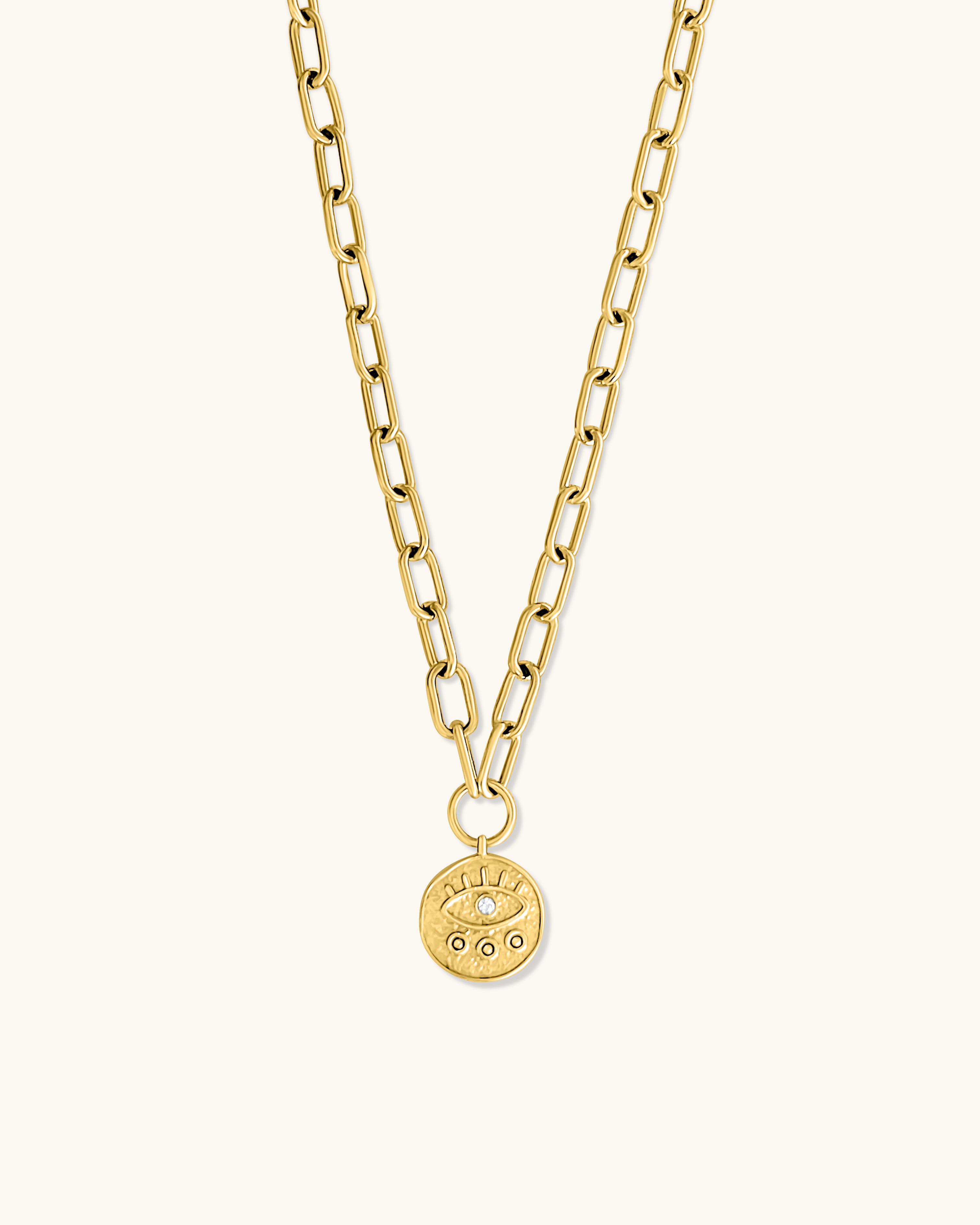 ORACLE EVIL EYE PENDANT NECKLACE