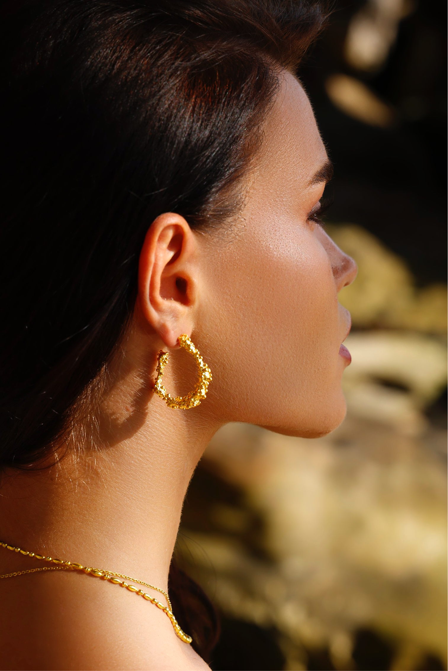 Lila Irregular Earrings