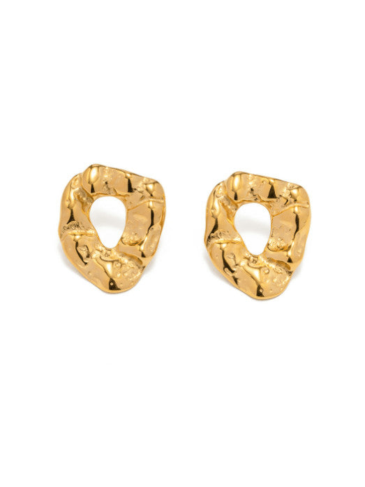 Jade Irregular Earrings