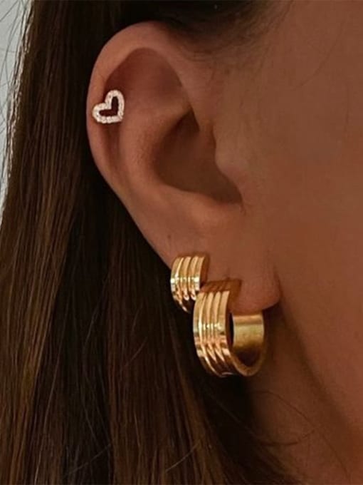 Paisley Ribbed Mini Earrings